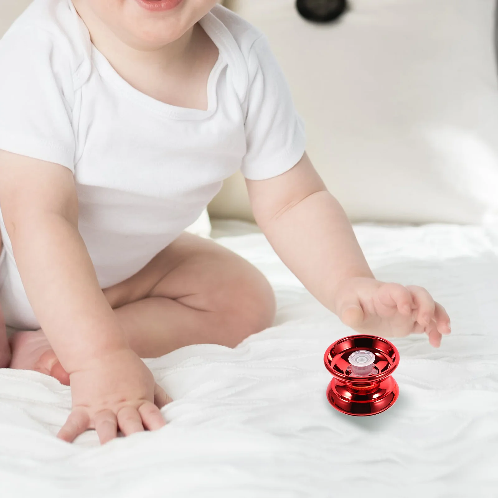 

1Set Alloy Yo-Yo Beginner Ball Plaything Improve Finger Wrist Flexibility Coordination Portable Gift Yo-Yos Yo-Yo Fingertip Ball