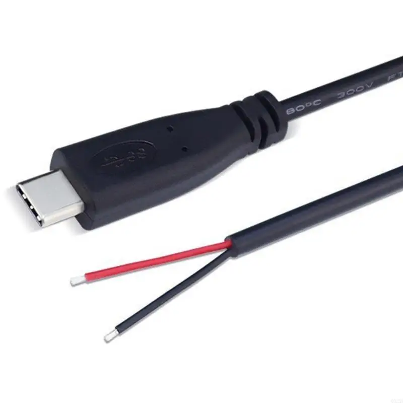 Мужской USB C, чтобы открыть конец 2PIN Extension Power Cable Cable 22Awg для динамика камеры