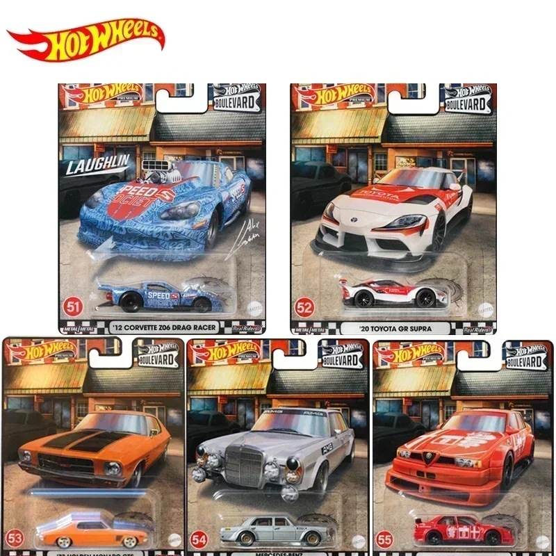 Original Hot Wheels Premium Car Boulevard Kids Toys for Boys Model Voiture 1/64 Diecast Holden Torana A9X Toyota Ford Collection