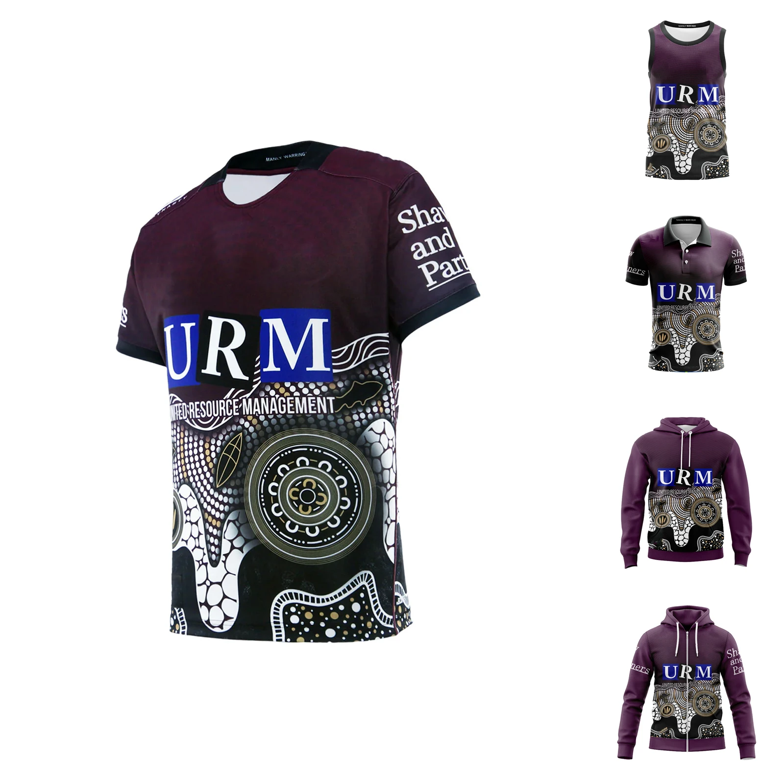 

2025 Sea Eagles Mens Indigenous Hoodie Rugby Jersey Sports Singlets and Shorts