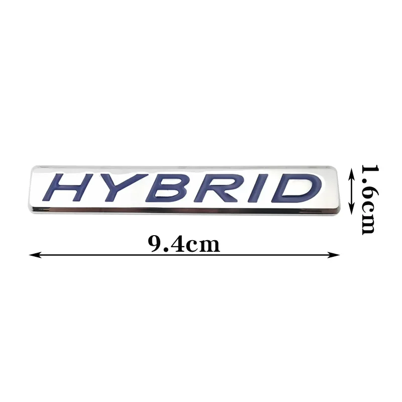 Car Sticker Auto Hybrid Logo Emblem Refitting Badge Decal For Toyota Nissan Camry Subaru Volkswagen golf Lexus BMW Audi Honda