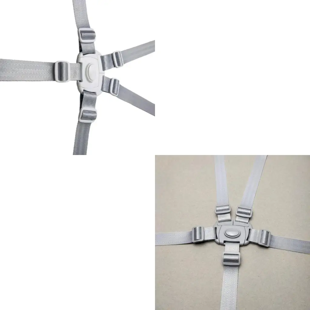 Ergonomic 5 Point Adjustable Baby Safety Harness for High Chairs Strollers and Seats Ensures Maximumly Security