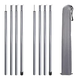 Aluminium Alloy Tent Poles 200CM Tarp Rods for Camping Canopy Awning Shelter Backpacking Hiking Shade Sail Accessories