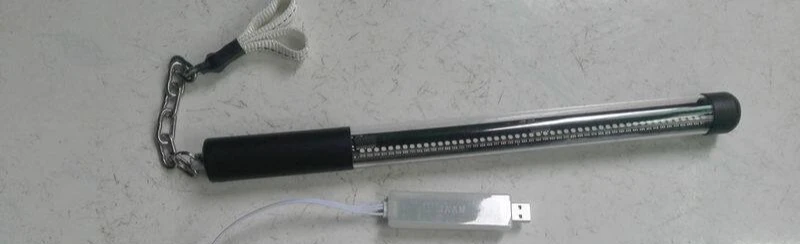 

Светодиодная палка с 40 пикселями, светящаяся в темноте, с логотипом LED PIXEL POI, для выступлений и шоу.