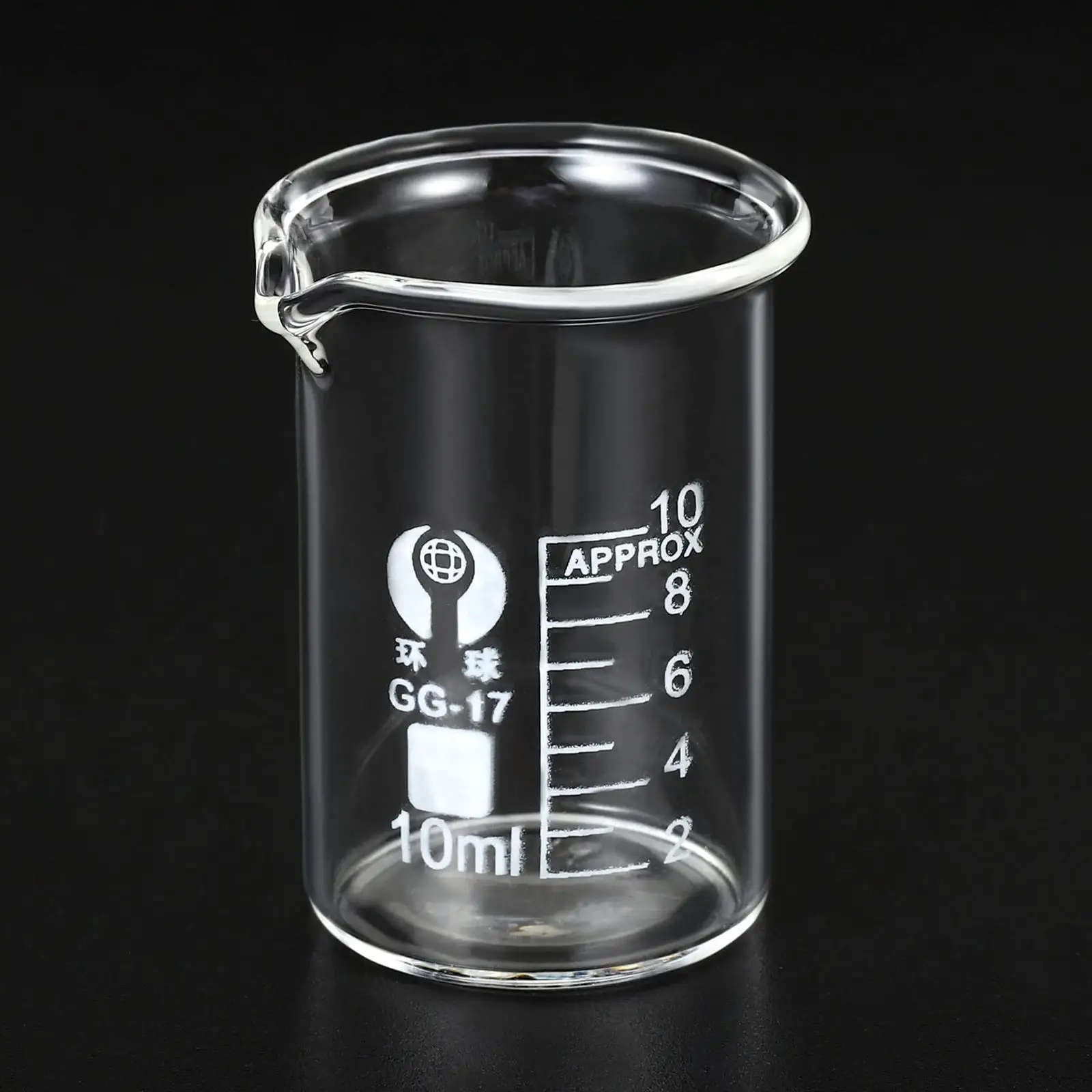 High Temperature Resistant Glass Graduated Beaker Borosilicate Measuring Container for Cooking and Experiments