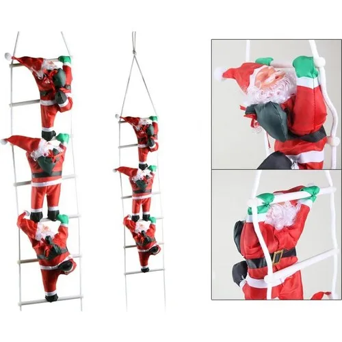 HKostüm Ladder Escalating 3 Santa Claus Ornament