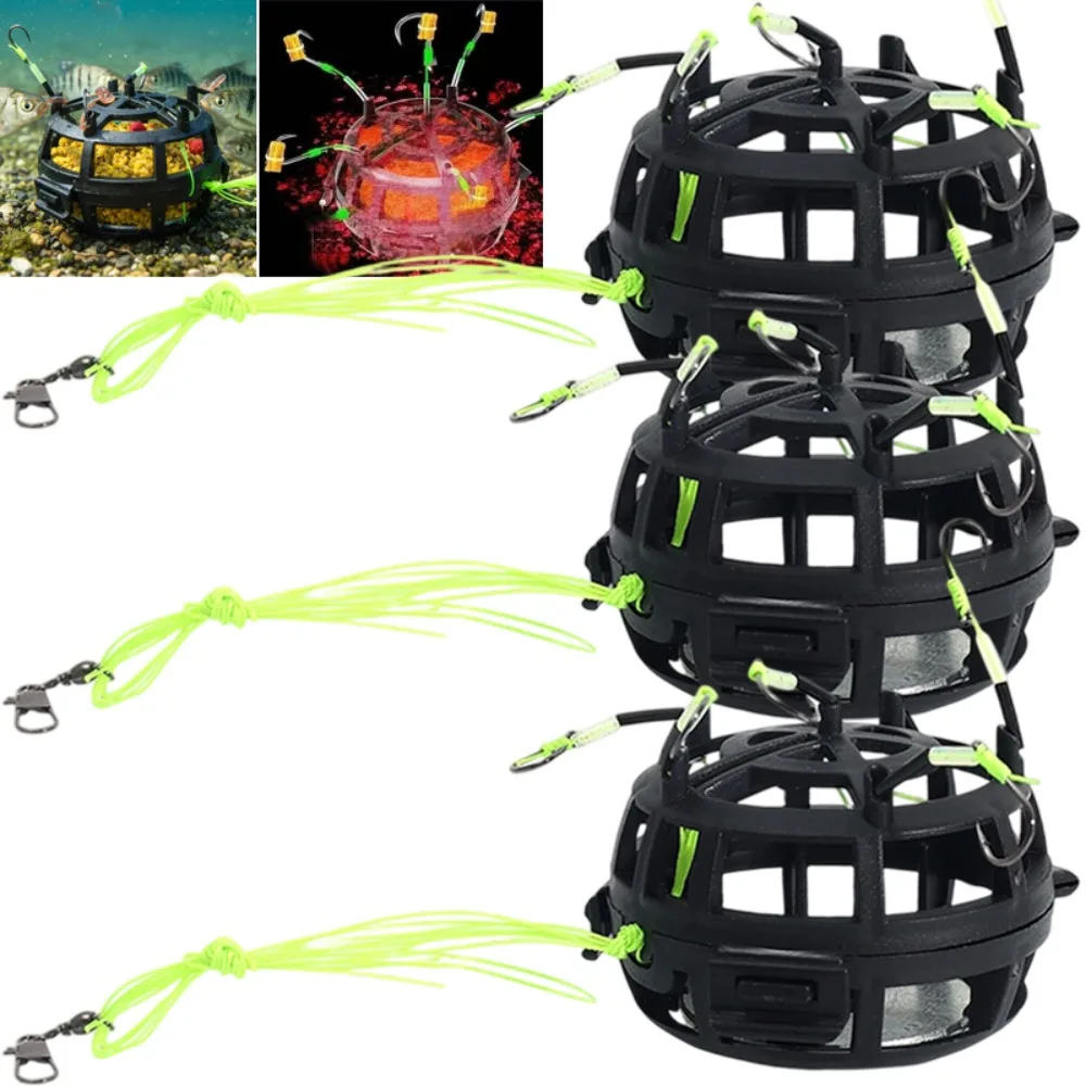 

Portable Fishing Hooks Catfish Rig Saltwater Fishing Hooks for All Skill Levels Fishing Tools Parts Honeycomb Tackle Tools