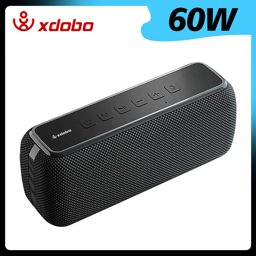 

XDOBO Bluetooth Speaker Wireless 60W Power Subwoofer X8 II Heavy Bass Home Office Outdoor Riding Camping Party Music Player