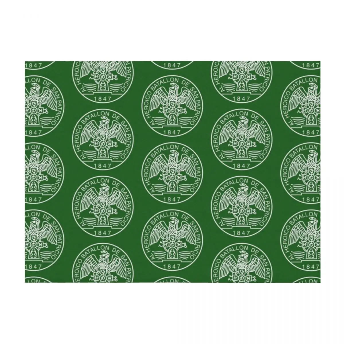 

San Patricios - Saint Patricks Battalion Throw Blanket Soft Retros Hairy Custom Blankets