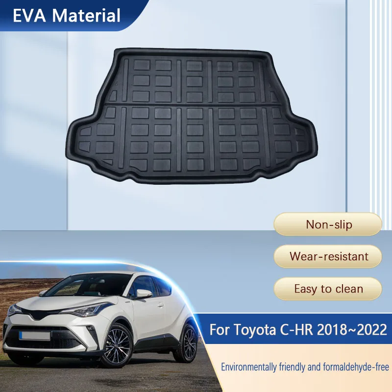 

Car Trunk Cargo Mat For Toyota C-HR CHR AX10 IZOA 2018-2022 Dirt-Resistant Rear Luggage Boot Carpet Mud Kick Pad Auto Accessorie