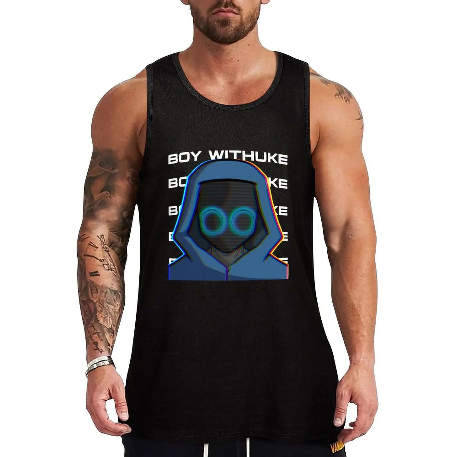 Boywithuke Portrait and Text Boywithuke Merch Men Women Shirt Boy Girl Young Shirt Hoodie Long Sleeve Tank Top