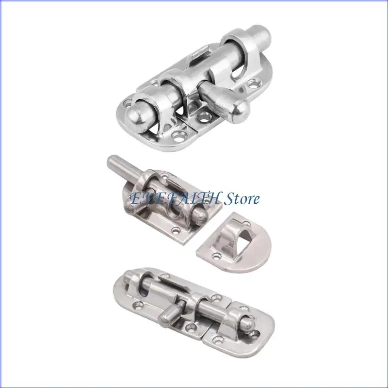 

124B Marine Grade Door Locking Mechanism Sliding Bolt Fastener set for Ship Window