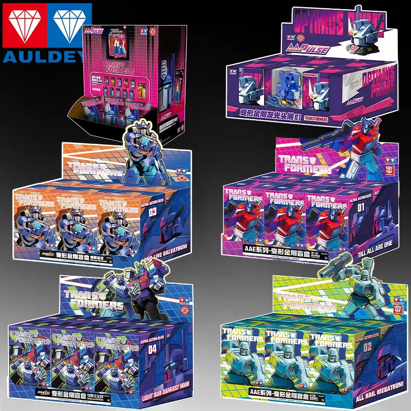 AULDEY Original Transformers blind box, blind bag Anime Action Figures Toys For Christmas Gift Collectible Model Ornaments