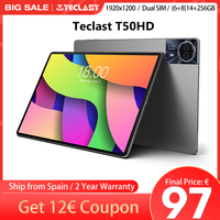 TECLAST tablet T50HD, 11 inch, (6GB + 8GB)Max.14GB RAM, ROM 256GB, network 4G, double SIM, Android 14, 8000mAh, fast charging, 1920x1200 IPS, UNISOC T606, 8 cores, Wifi