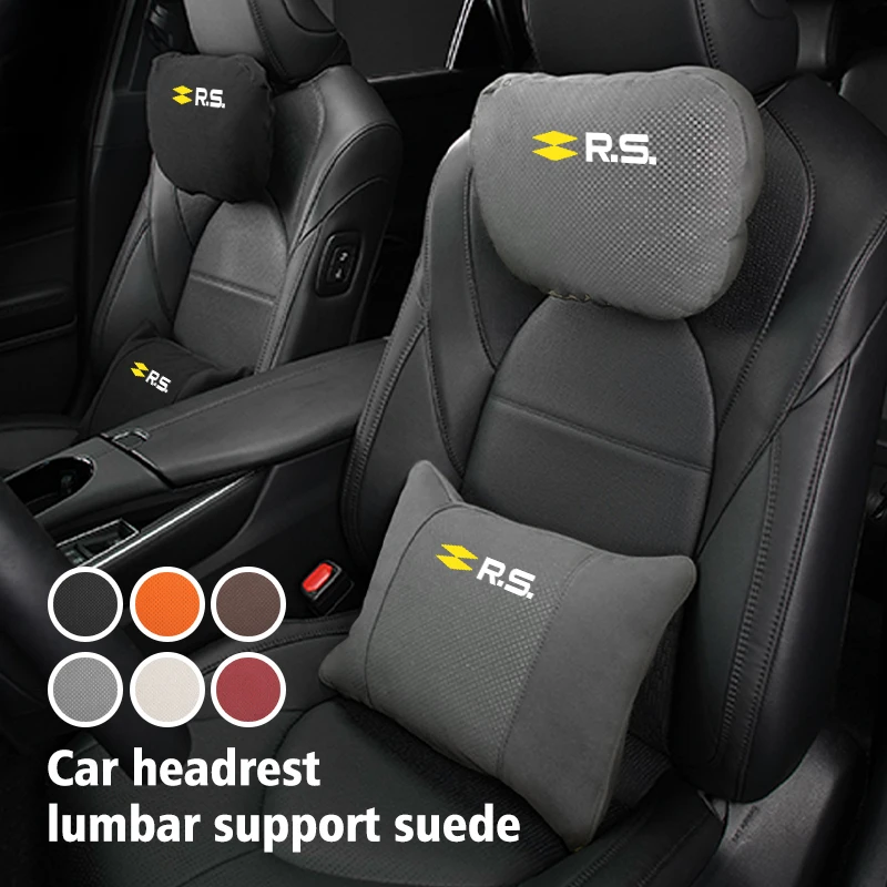 Подушка-подголовник для автомобиля Renault, универсальная, мягкая, регулируемая, для Arkana, Captur, Twingo, Talisman