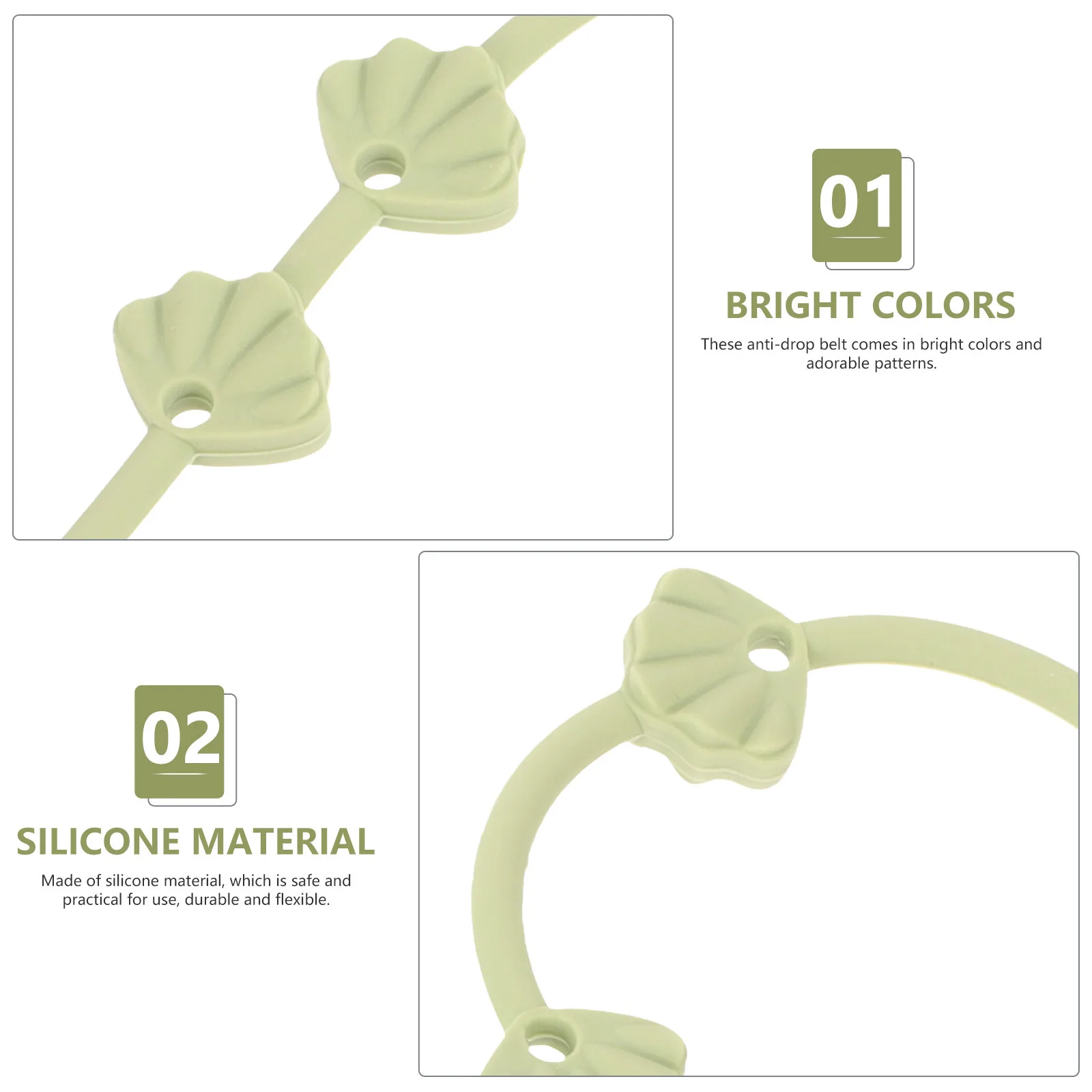 Correia de chupeta de silicone ajustável corrente de bebê para carrinho de criança cadeira alta assento de carro berço anti-perdido cinta alimentação infantil