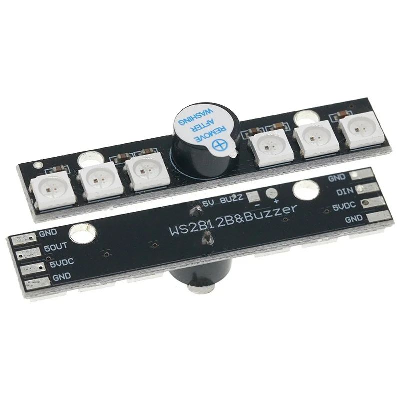 1pcs WS2812B 5050 RGB LED Module With 5V Active Buzzer Naze32 SP RACING F3 Usable