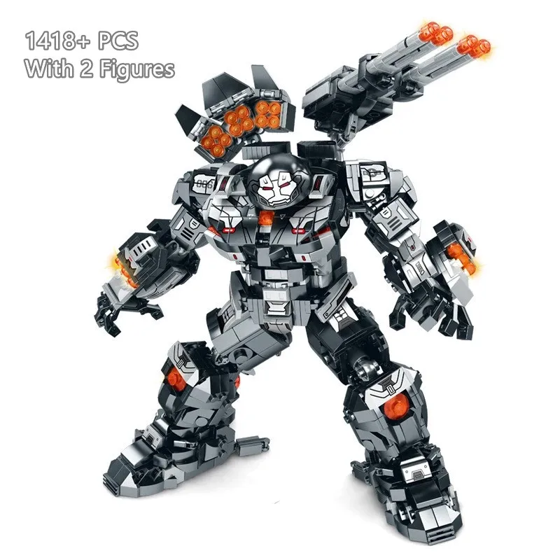 NEW Iron Man Super-Heros MK44 MK85 Robot Figures Ideas Heavy Mech Armor Model Figures Building Brick Block Gift Toy