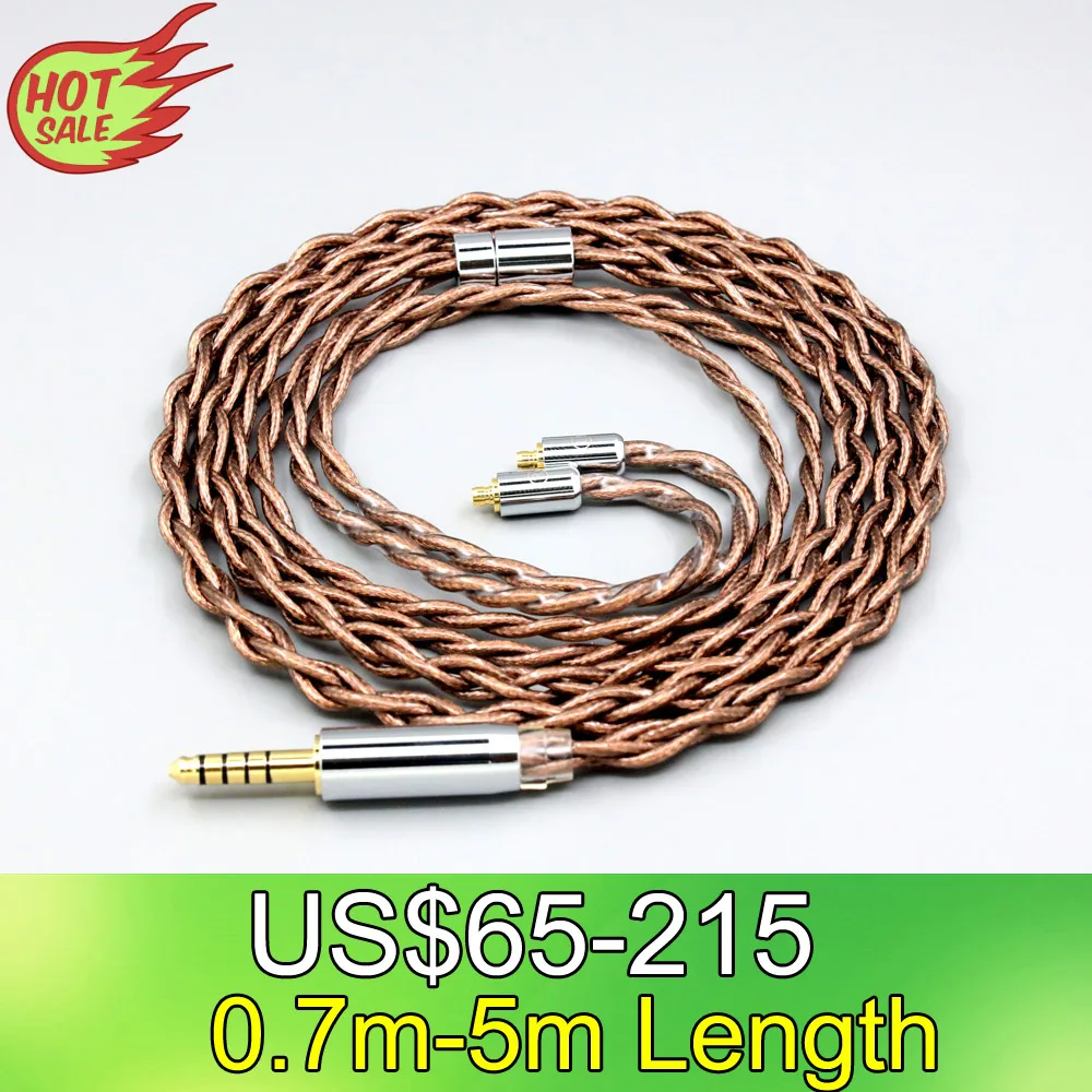 

99% 24k Gold 7n Pure Silver Graphene Shield Earphone Cable For Acoustune HS 1695Ti 1655CU 1695Ti 1670SS LN008548