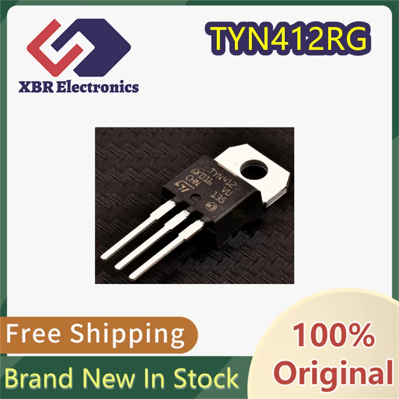 

(10/50 pieces) TYN412RG TYN412 TO-220 12A/400V Unidirectional Thyristor, Brand New Original, In Stock
