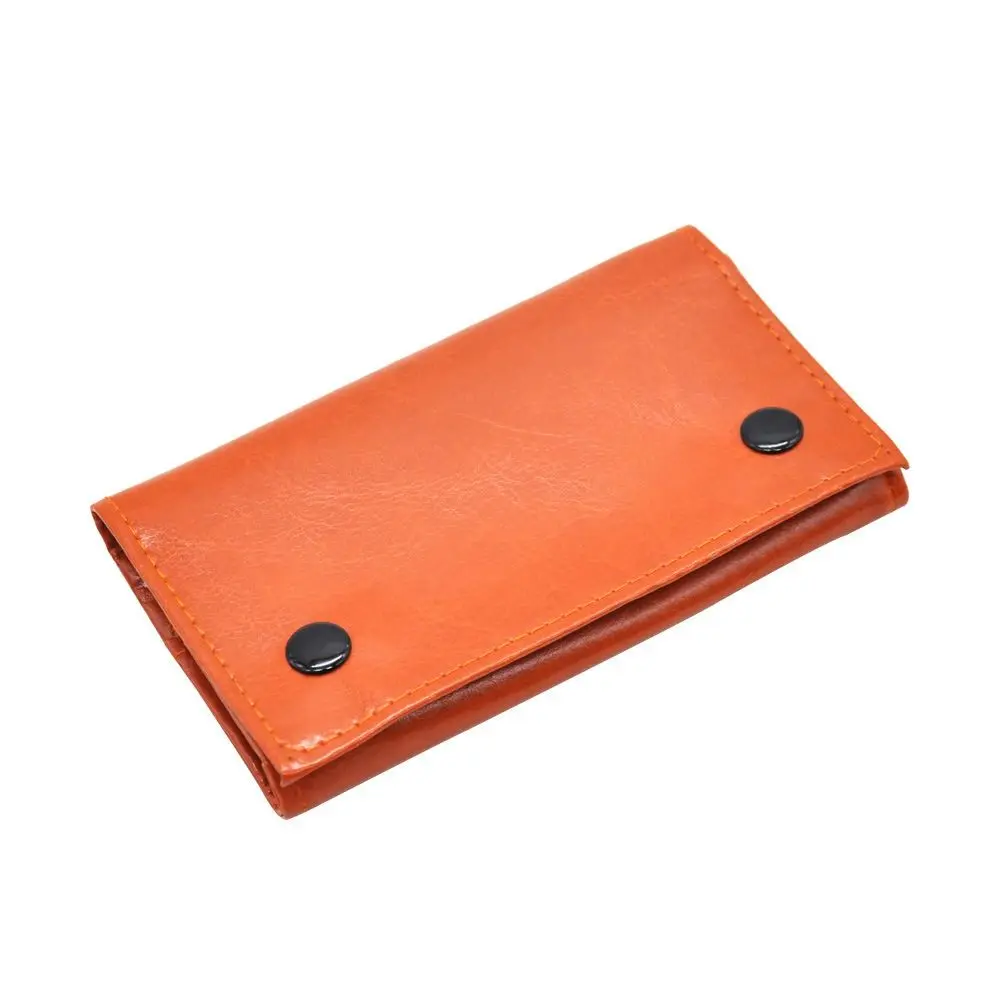 Wallet Pouch PU Leather Pocket Phone Pouch Lightweight Portable Mini Wallet Bag Retro Double-layer Phone Bag Mobile Phone