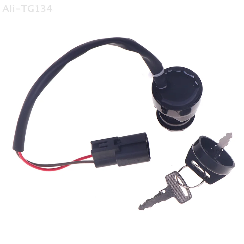 09-16 Raptor 700 YFM700R YFM 700R 2 Pinos Motocicleta ATV Conjunto de interruptor de chave de ignição Interruptor de ignição com chaves para veículos off-road