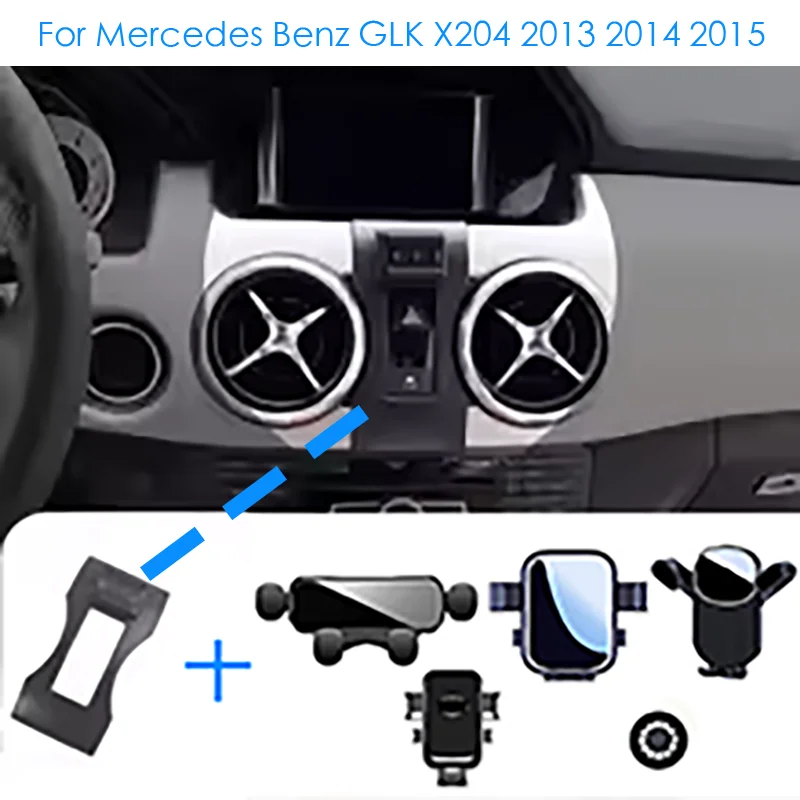 

Car Phone Holder For Mercedes Benz GLK X204 2013 2014 2015 Mobile Phone Mounts Car Wireless Charging Special Fixed Base
