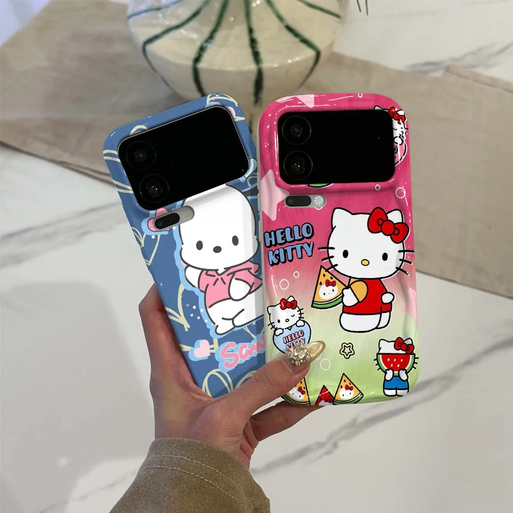 

Hello Kitty Classic Pattern For Xiaomi Mi 11 11i 11X 12T 17 15 NE Pro Lite Max Wave Oil Film Phone Case