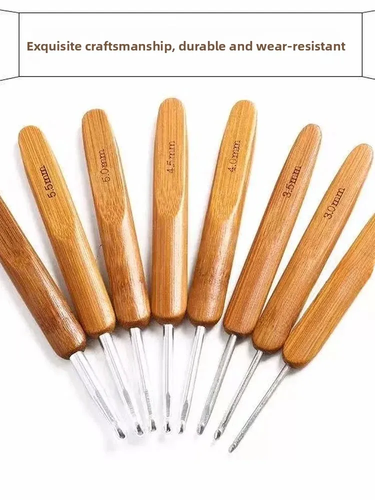 agulha-de-croche-artesanal-diy-com-cabo-de-bambu-carbonizado-e-ponta-redonda-para-trico-de-sueteres-e-bonecas