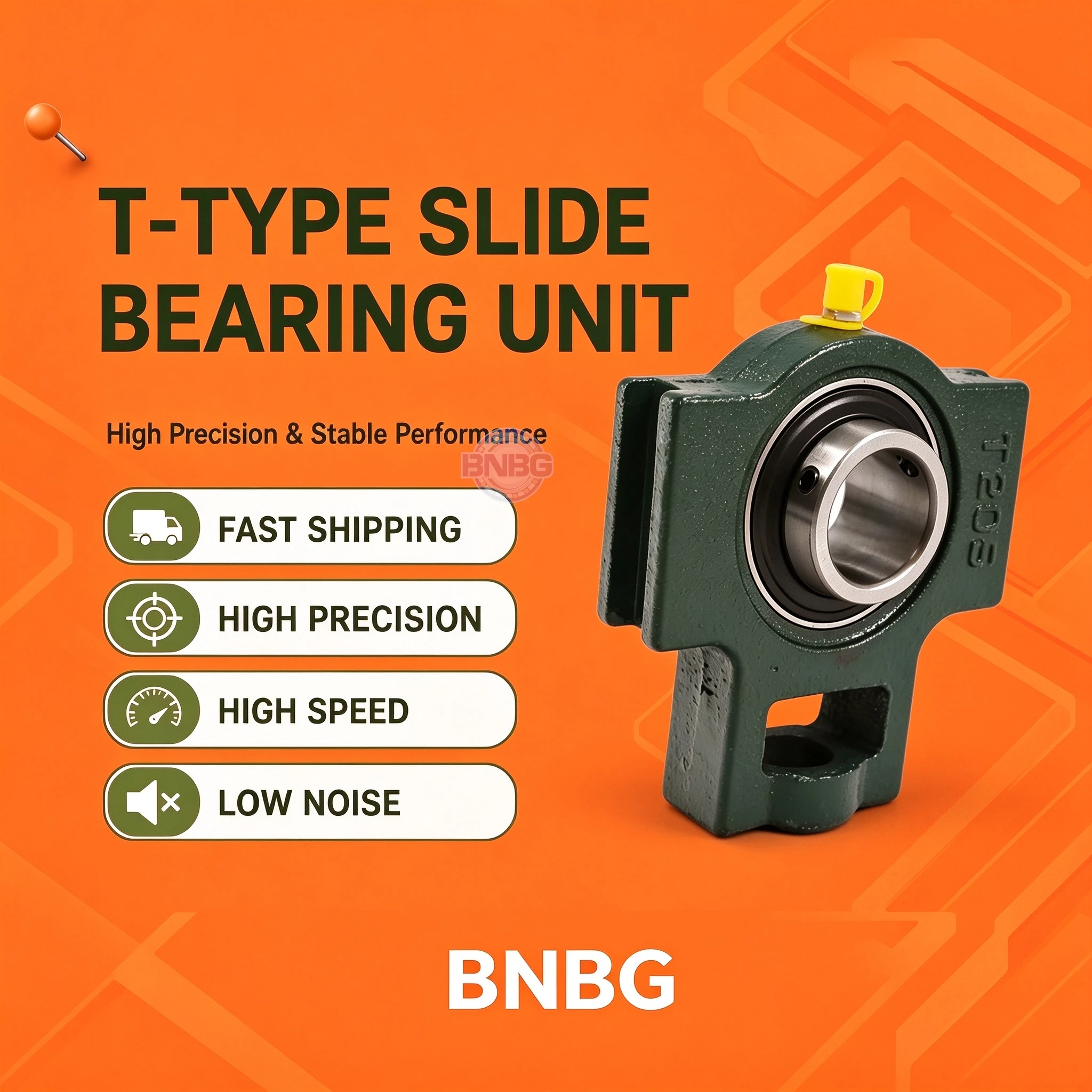 UCT305 UCT306 Take‑Up Bearing Unit T‑Housing Insert Bearing for Farm Equipment Mechanical Repair DIY Assembly