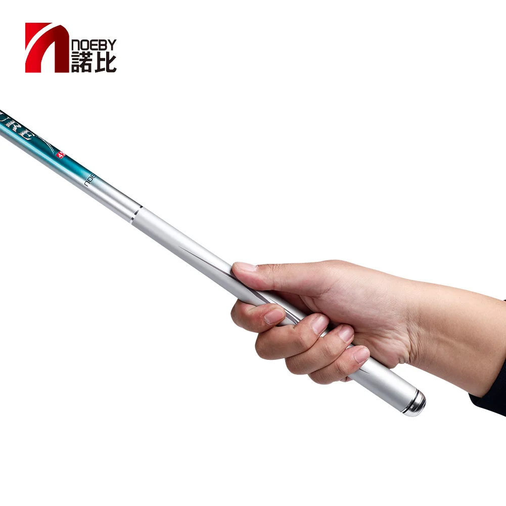 Imagem -06 - Noeby-ultraleve Carbon Hand Fishing Rod 3.6m7.2m Carpa 28 Tune Stream Água Doce Taiwan