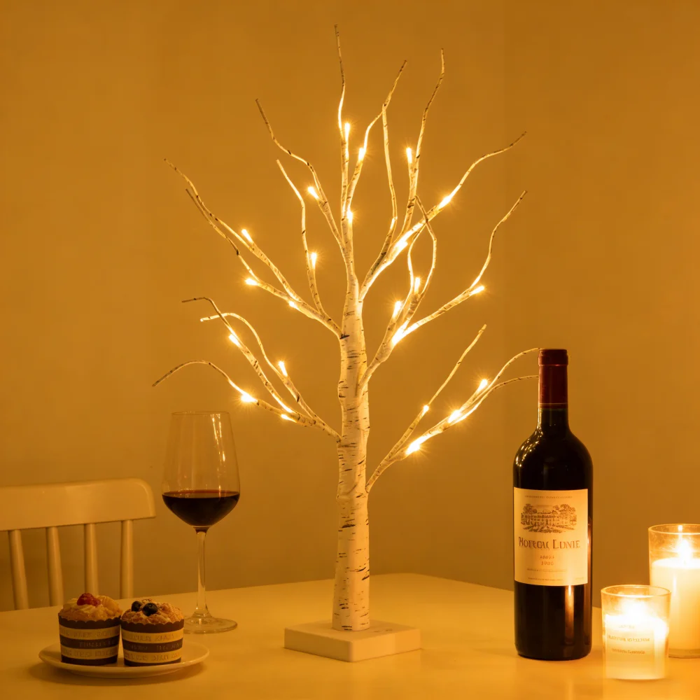 Lumière d'arbre en bouleau ill - Outdoor Lighting On House avis et prix