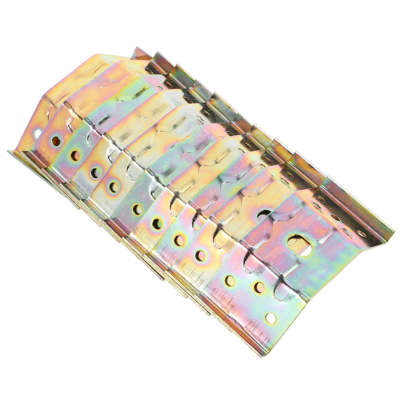 

10Pcs Furniture Corner Plug Heavy Duty Iron Corner Bracket for Sturdy Woodworking Connection Fixing Bracket for Tables Beds