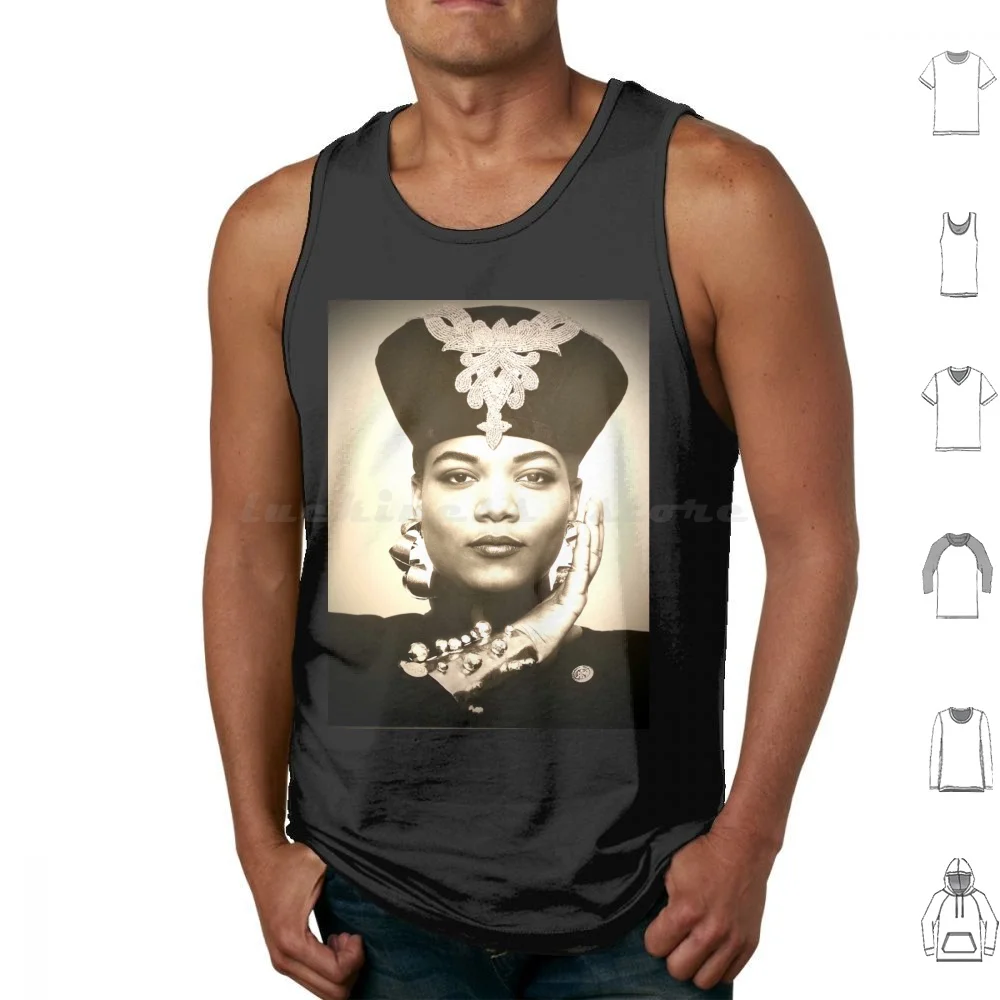 Coleção Hip Hop-Queen Latifah Regatas Estampadas Algodão Hip Hop Rainha Rainha Latifah Latifah Rap Coleção Hip Hop