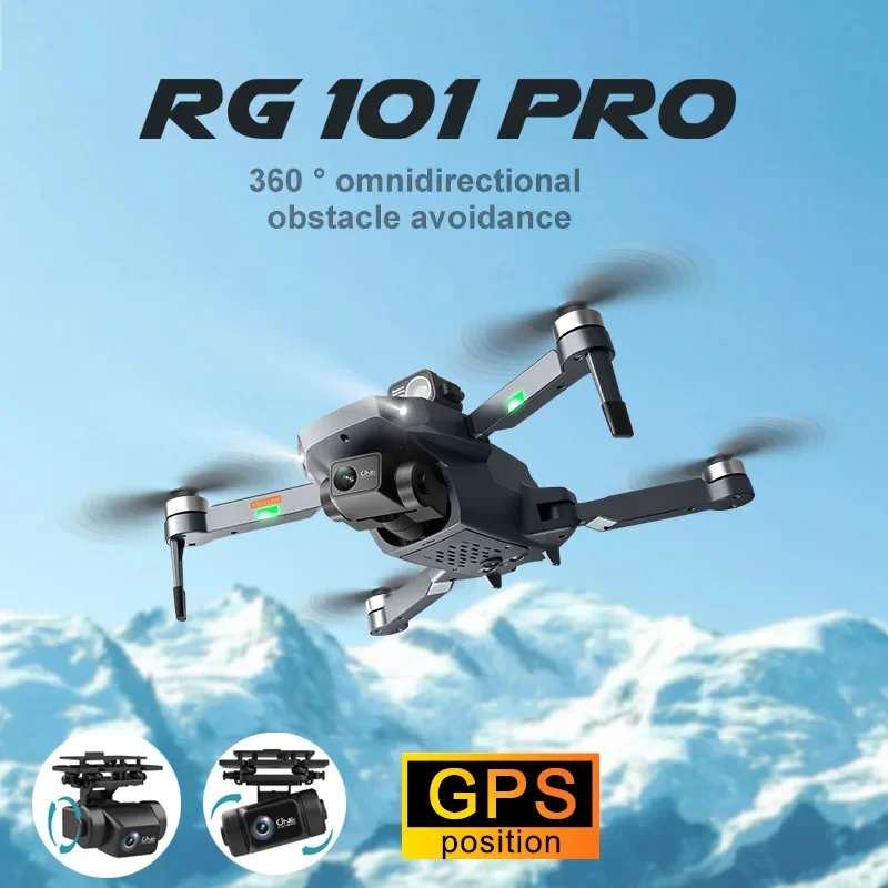 RG101 Pro Max Drone GPS Professional 2-axis Gimbal UAV Aerial Photography 4K HD Camera Brushless Obstacle Avoidance RC Flyer 3KM