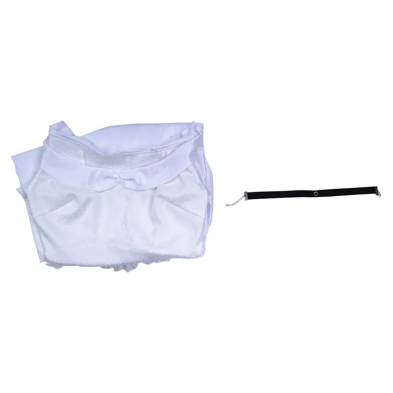 Chucky Bride Cosplay Tiffanies Dress Costumes Horror Movie Plush Roleplay Women Skirts Collar Full Set Outfits Halloween Suit