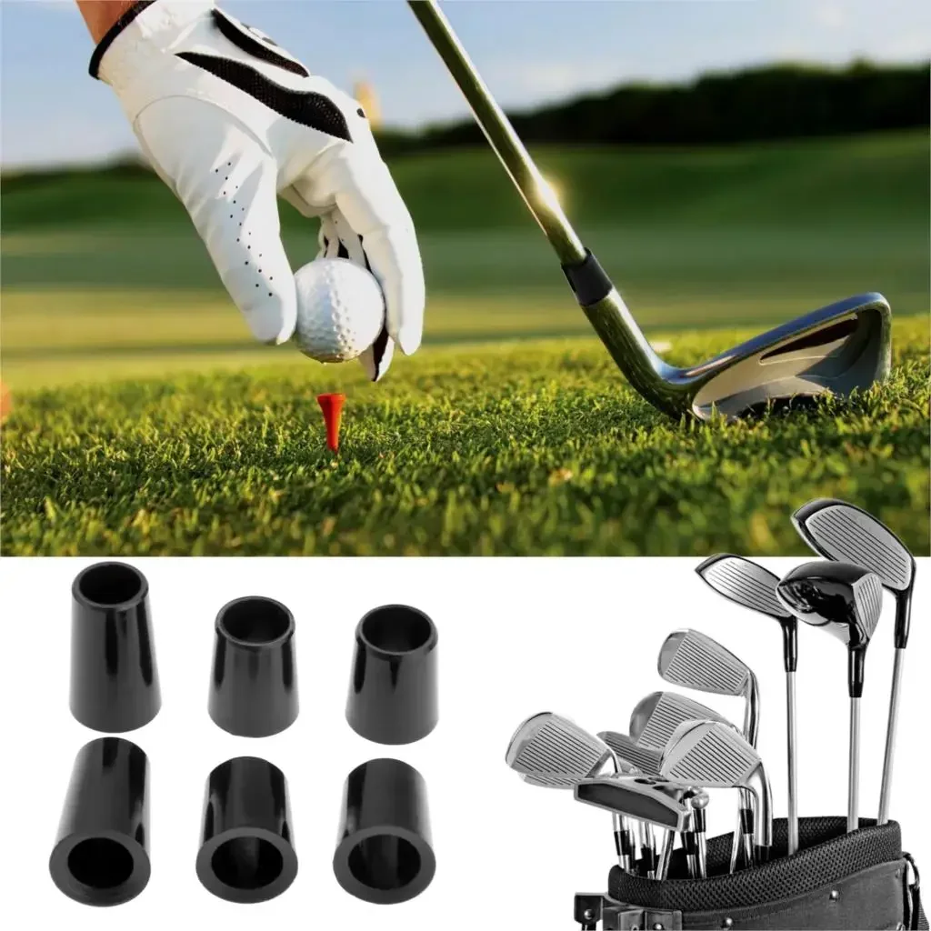 Gohantee 10 adet/grup Golf Kulübü Yüksükler 0.335 ve 0.370 Inç Ucu Ütüler Mil Golf Aksesuarları Golf Kol Yüksük Değiştirmeleri