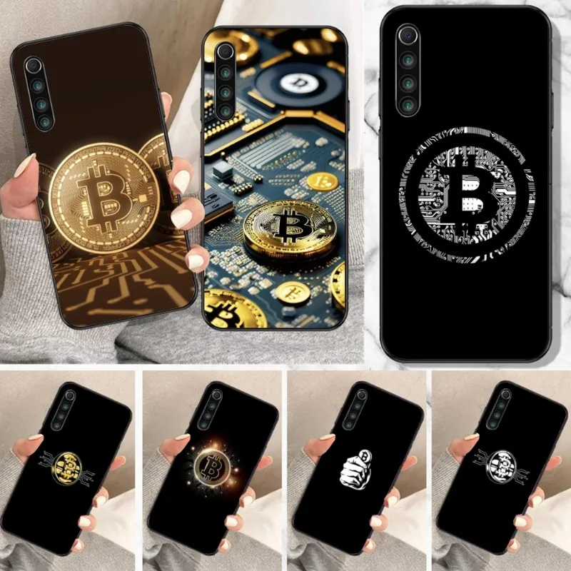 Bitcion Virtual Currency Phone Case for Xiaomi Mi 13 12 12S 12T 11T 10T 9T Lite Pro Ultra Poco F3 F4 F5 X4 GT Black Cover Funda