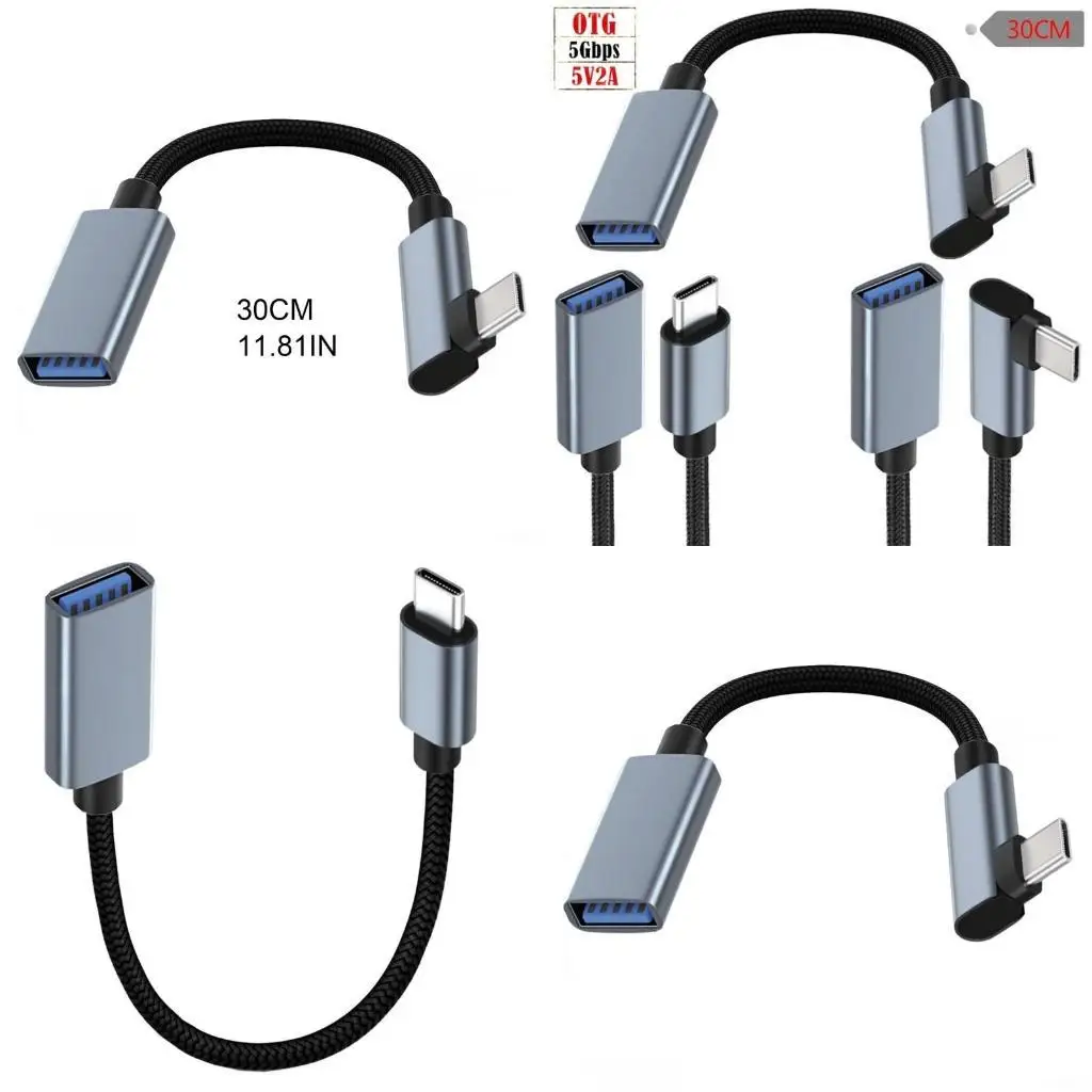 R53C USB Type C to USB كابل OTG للإناث ، والتوصيل والتشغيل للهواء 2020 ، وأجهزة الكمبيوتر المحمول #1