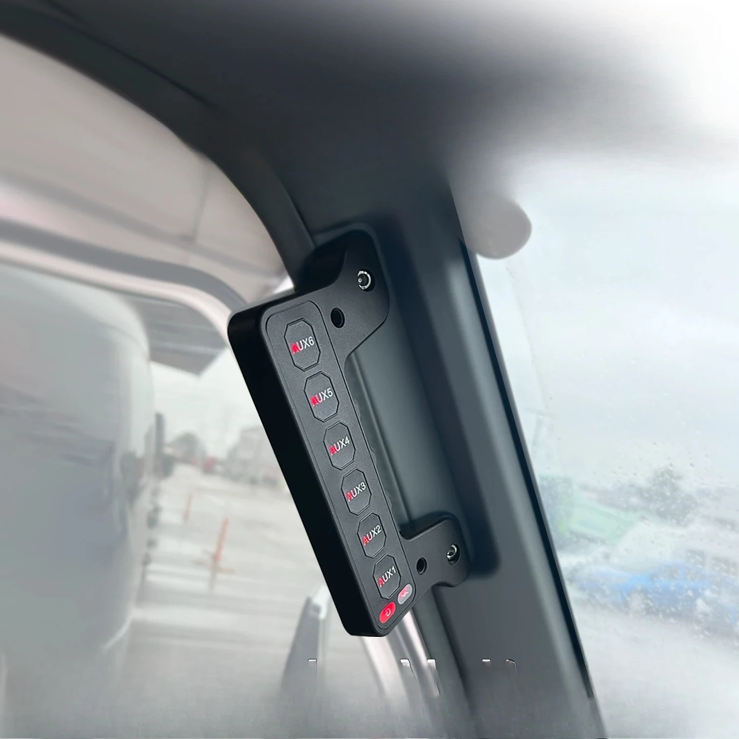 For Toyota LC71 LC76 LC78 LC79 A Pillar Handle 6-ways Integrated Switch Wireless Romote Led Spotlight Switch Accessories