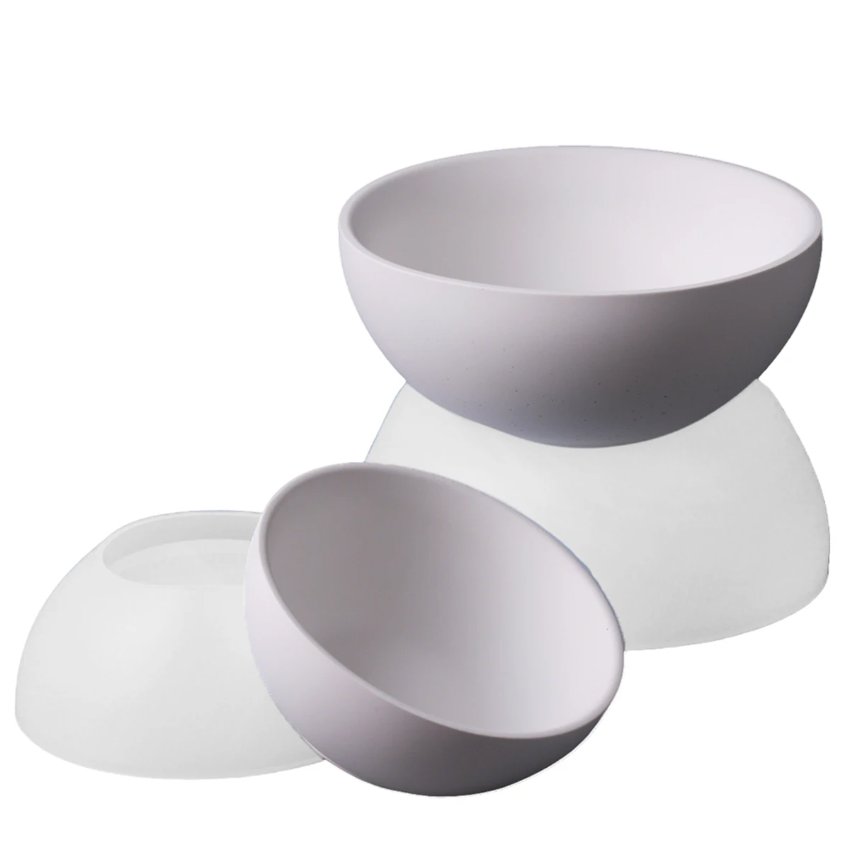 Concrete Storage Bowl Silicone Mold Scented Candle Vessel Flowerpot Round Shape Craft Mold DIY Handmade Making Tools Home Decor