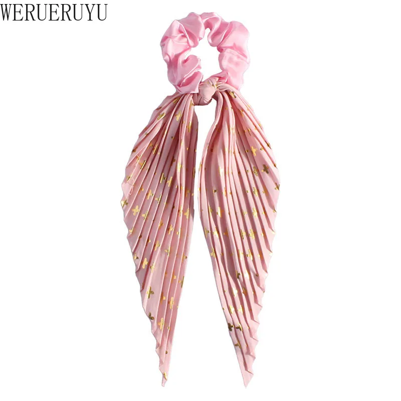 ポニーテールリボンヘアタイ女性ヘアアクセサリーファッションエレガントヴィンテージヘアバンドアクセサリー弾性シュシュ女の子用2026