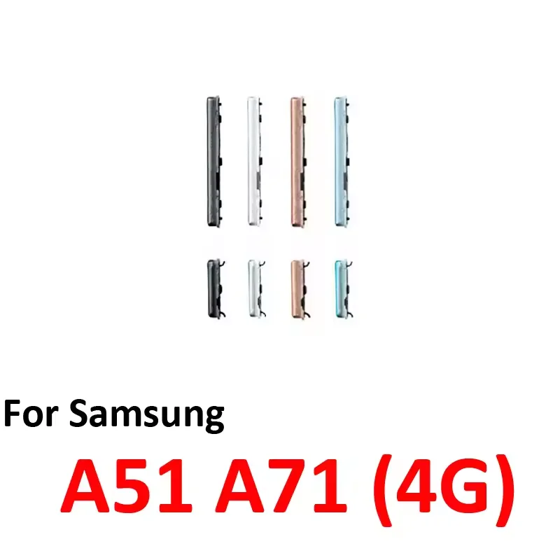 Phone Power Volume Button On Off Up Down External Key Internal Flex Cable Ribbon Parts For Samsung Galaxy A51 A71 4G A515 A715
