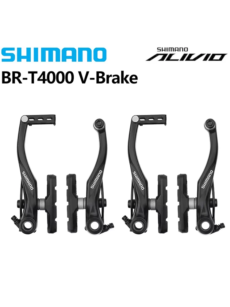 AliExpress Shimano SHIMANO Alivio BR T4000 V Brake Bicycle Brake BR-T4000 Black Front / Rear / Set Mountain Bike Brake Road MTB Folding Bike Parts