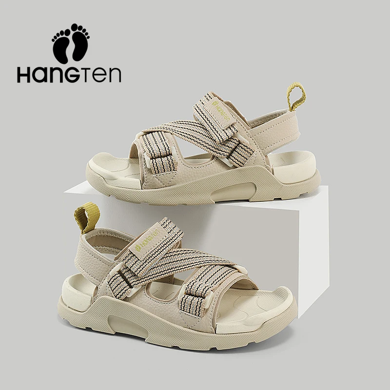 

HanGTen летние детские сандалии для защиты пальцев, пляжная обувь для мальчиков, детские спортивные сандалии для девочек, обувь с мягкой подошвой для малышей, сандалии
