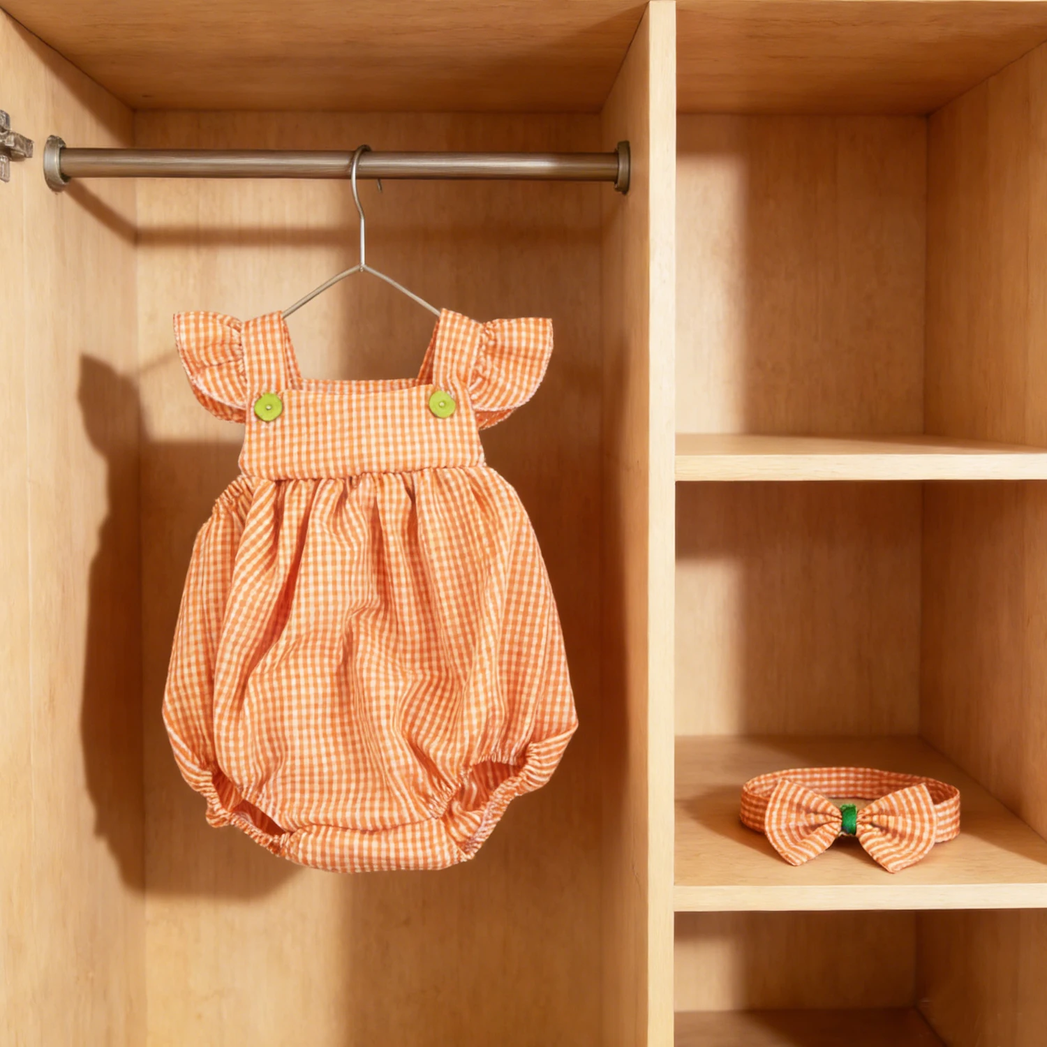 Robe à Carreaux Jaune et Bandeau pour Bébé, Vêtement Trempé pour Fille Reborn, Accessoires de Jouet, 22 ans, 55cm