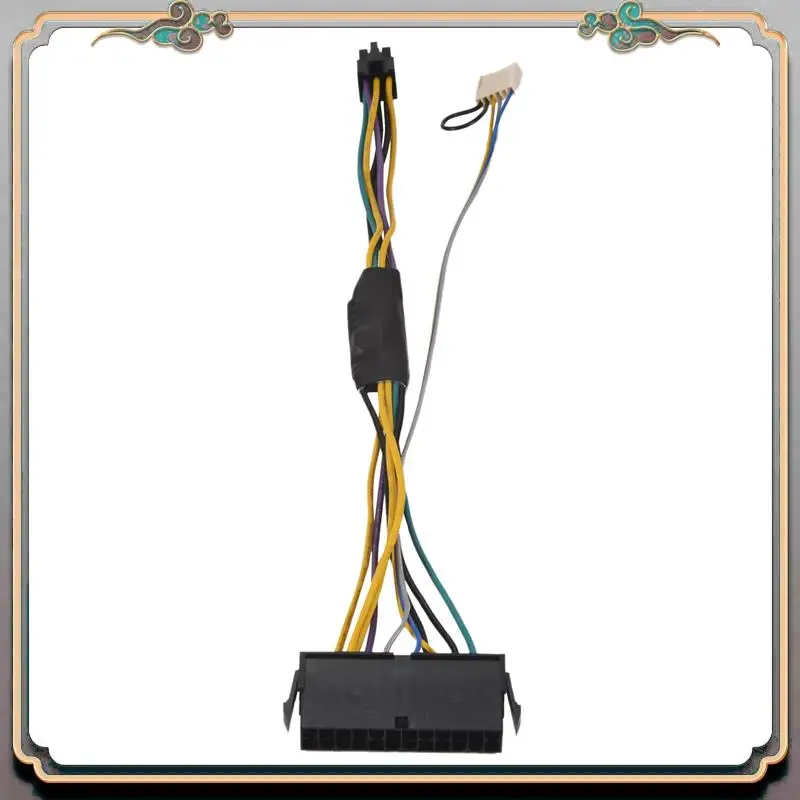 Cabo de alimentação atx psu durável 24p para 6p macho mini 6p conector para hp prodesk 600 g1 600g1 800g1 fio de conversão da placa principal