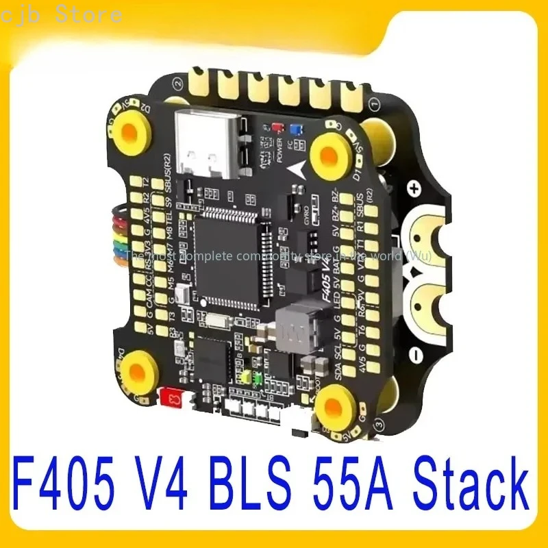 

F405 V4 55A 3-6S FPV 30mm Stack ICM42688P F405 Flight Controller BLS 55A 4in1 ESC for FPV Freestyle Drones DIY Parts