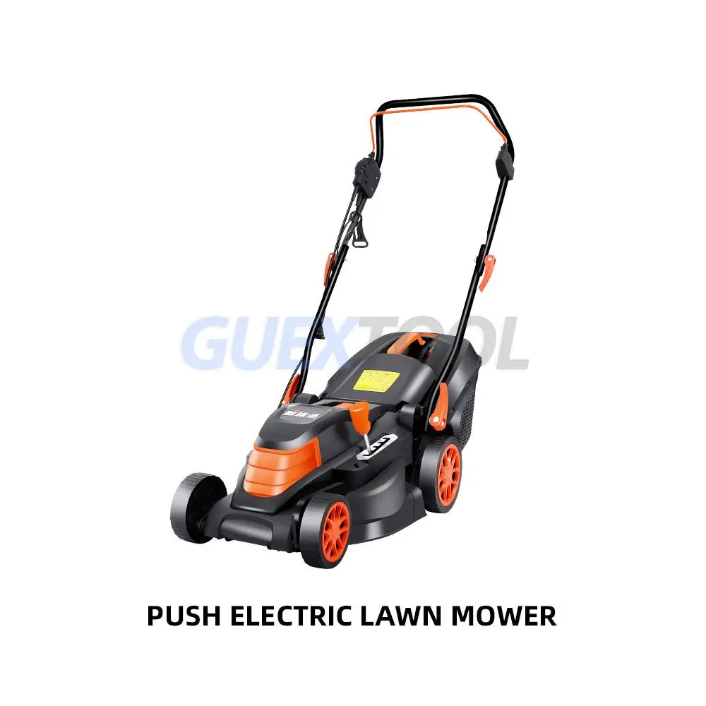 Hand Push Lawn Trimmer Lawn Mower Small Household Lawn Mower Plug-in Electric Lawn Mower Outdoor Mower Weed Whackers Adjustable