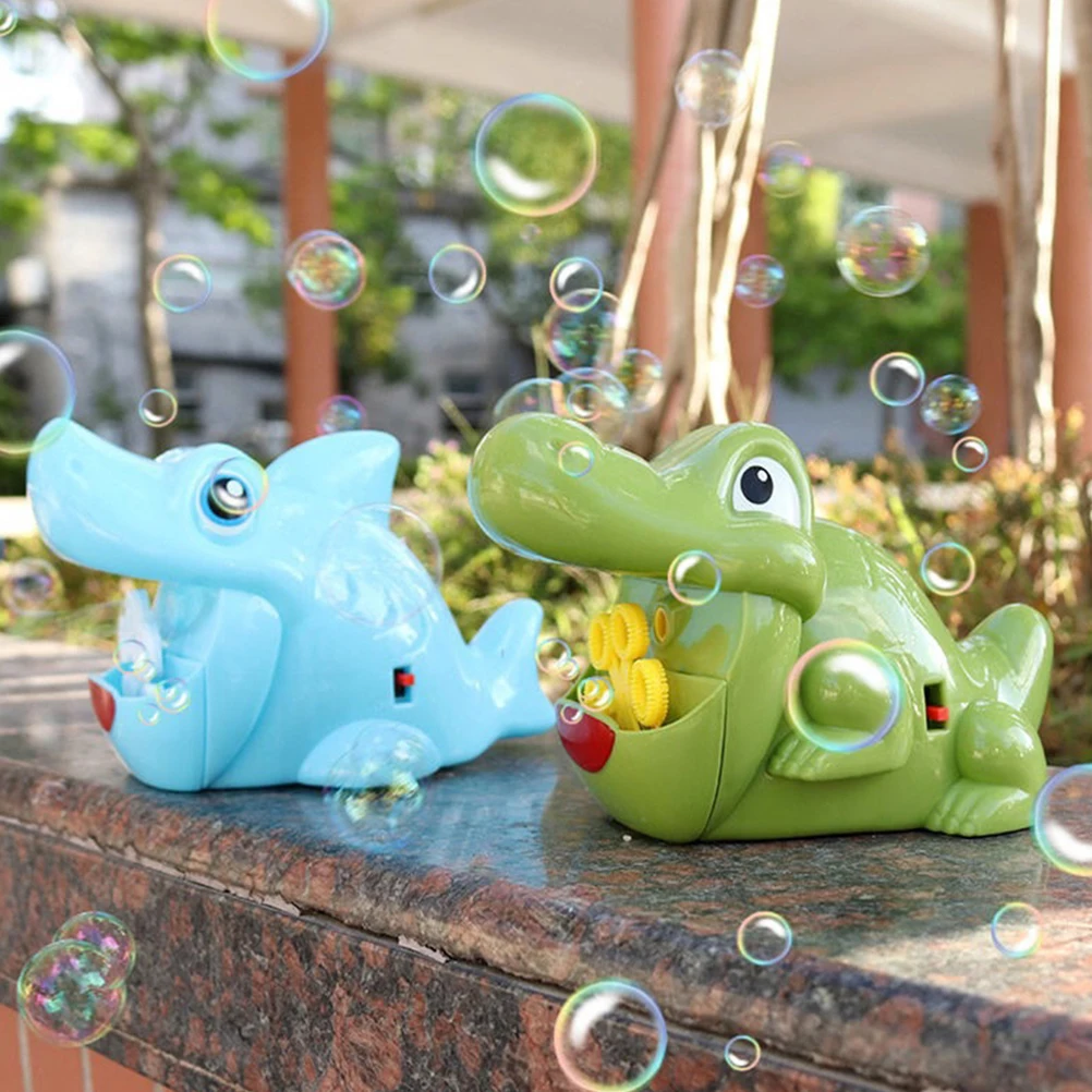 

Shark Bubble Machine Kids Toy Lightweight Automatic Fun Maker Cartoon Blower Simple Easy Use Outdoor Party Gift